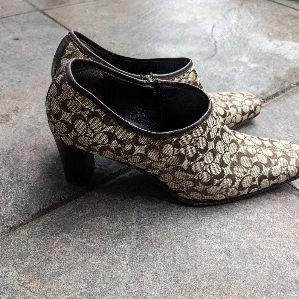 Coach Daphne Ankle Booties Shoes 6.5 B - Picture 4 of 7